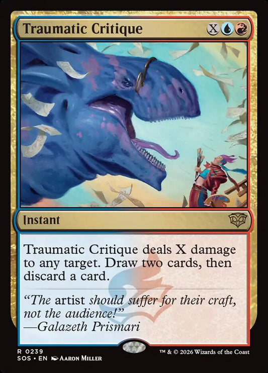 SOS-239  Traumatic Critique -EN- R (Non-Foil)