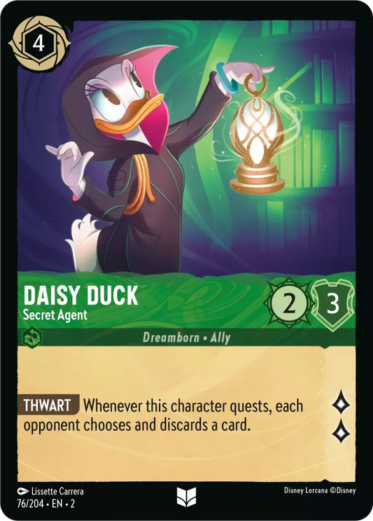 Set 2-076 | Daisy Duck - Secret Agent | Uncommon