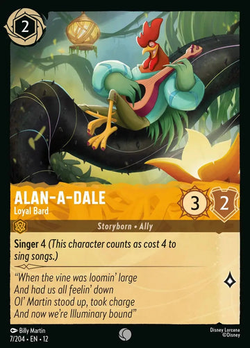 Set12-007 | Alan–a–Dale – Loyal Bard | Common | Foil