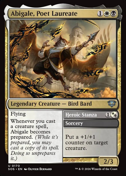 SOS-170 Abigale, Poet Laureate // Heroic Stanza -EN- U (Foil)