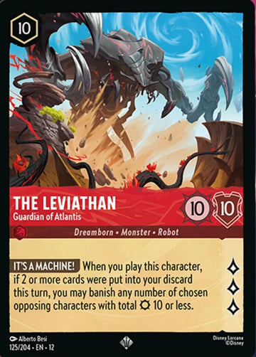 Set12-125 | The Leviathan – Guardian of Atlantis | Super Rare | Non-Foil