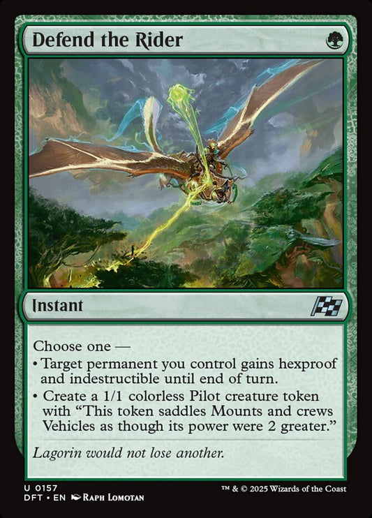 DFT-157 Defend the Rider | Uncommon (EN)