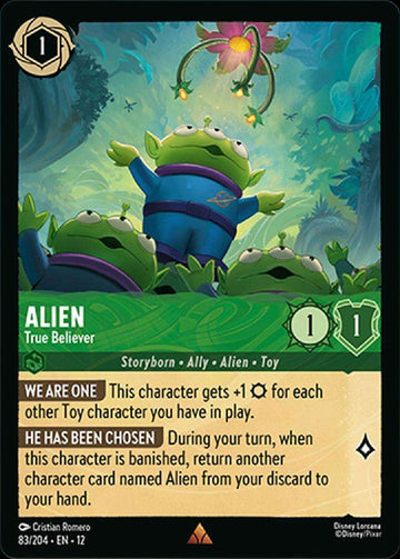 Set12-083 | Alien – True Believer | Rare | Non-Foil
