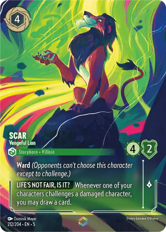 Set 5-212 | Scar - Vengeful Lion | Enchanted
