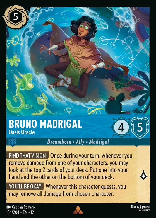 Set12-154 | Bruno Madrigal – Oasis Oracle | Rare | Non-Foil