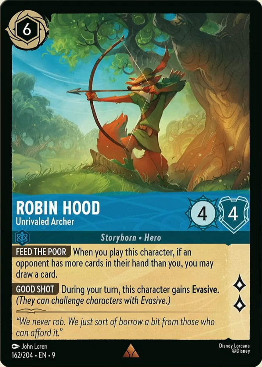 Set 9-162 | Robin Hood - Unrivaled Archer | Rare