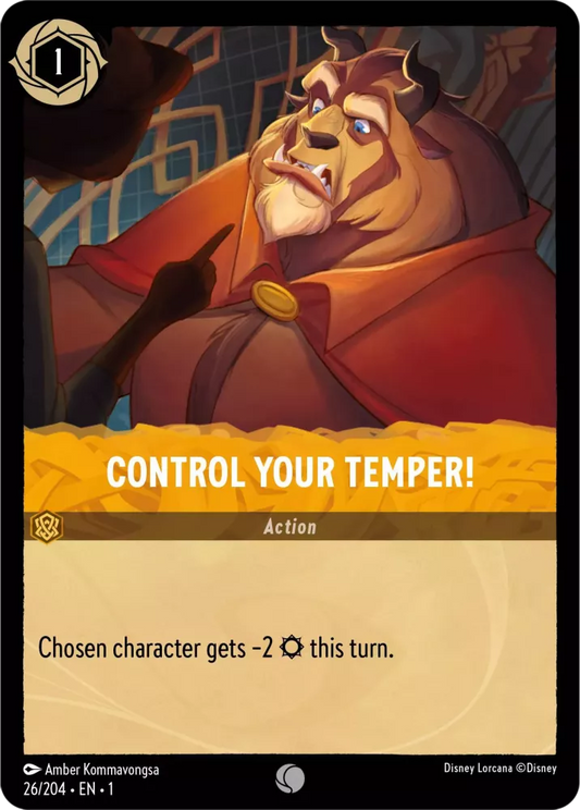 Set 1-026 | Control Your Temper! |  Common