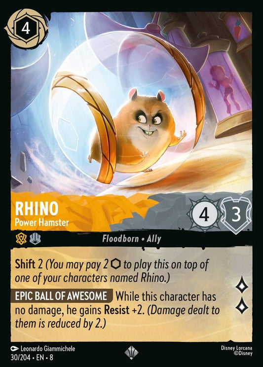 Set 8-030 | Rhino - Power Hamster | Super Rare