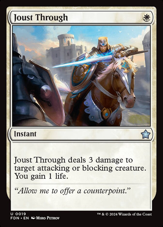 FDN-0019 | Joust Through | EN  | - | Non-Foil