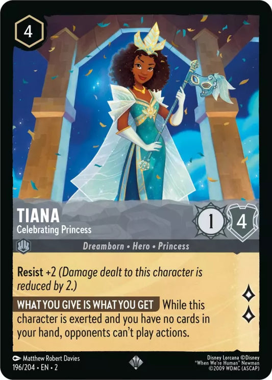 Set 2-196 | Tiana - Celebrating Princess | Super Rare