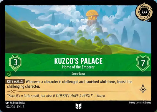 Set 3-102 | Kuzco's Palace - Home of the Emperor | Uncommon