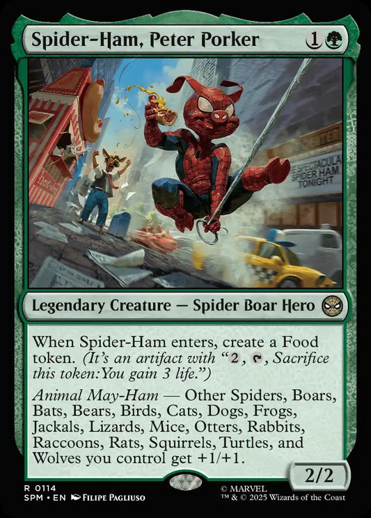 SPM-0114 | Spider-Ham, Peter Porker | EN  | R | Foil