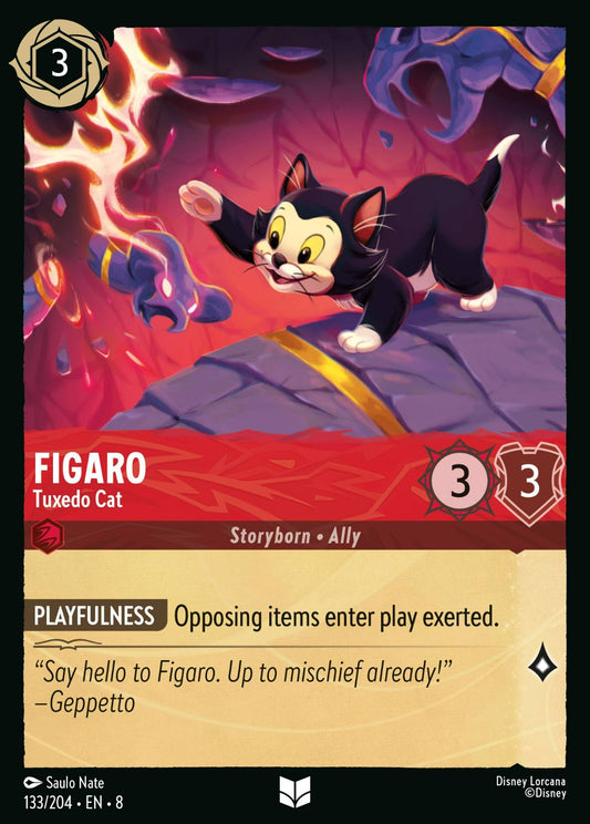 Set 8-133 | Figaro - Tuxedo Cat | Uncommon
