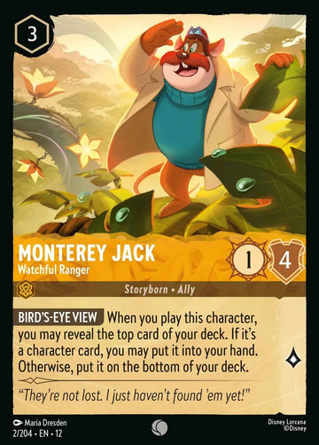 Set12-002 | Monterey Jack – Watchful Ranger | Common | Non-Foil