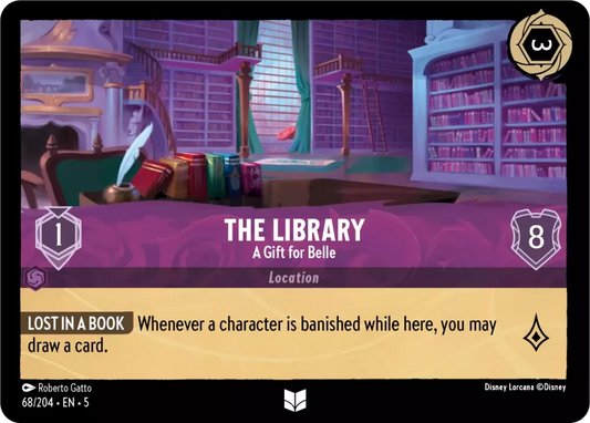 Set 5-068 | The Library - A Gift for Belle | Uncommon