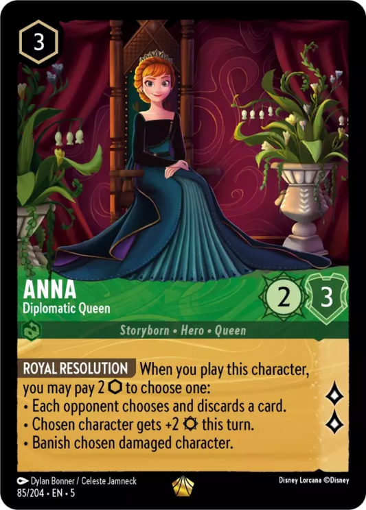 Set 5-085 | Anna - Diplomatic Queen | Legendary
