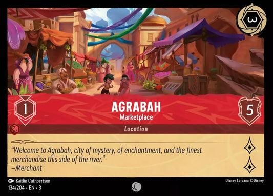 Set 3-134 | Agrabah - Marketplace | Common