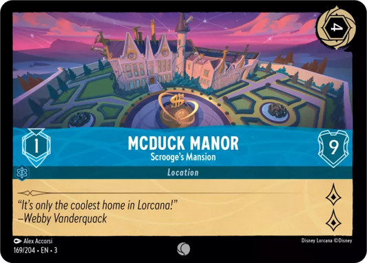 Set 3-169 | McDuck Manor - Scrooge's Mansion | Common