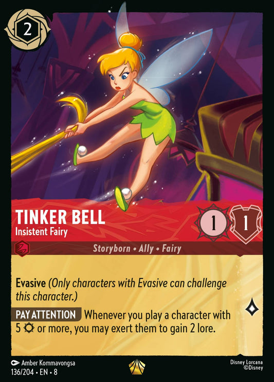 Set 8-136 | Tinker Bell - Insistent Fairy | Legendary