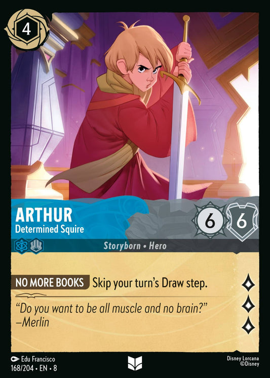 Set 8-168 | Arthur - Determined Squire | Uncommon