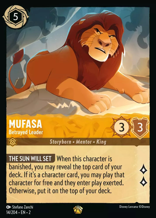 Set 2-014 | Mufasa - Betrayed Leader | Legendary
