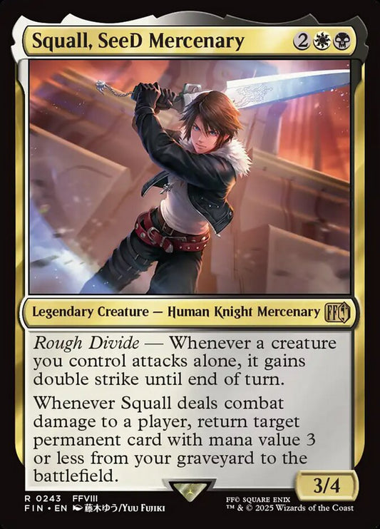 FIN-0243 | Squall, SeeD Mercenary | EN  | - | Non-Foil