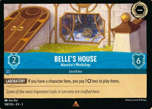 Set 3-168 | Belle's House - Maurice's Workshop | Rare