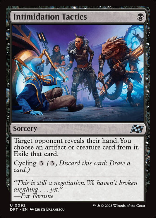 DFT-0092 | Intimidation Tactics | EN  | - | Foil