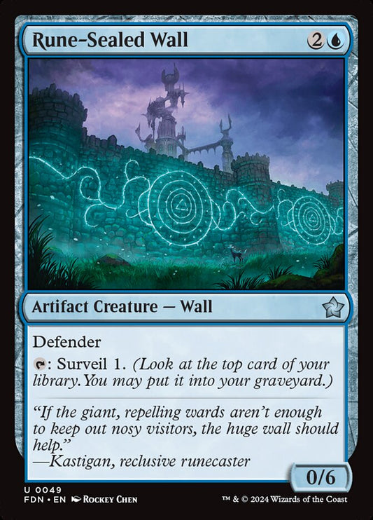 FDN-0049 | Rune-Sealed Wall | EN  | - | Non-Foil