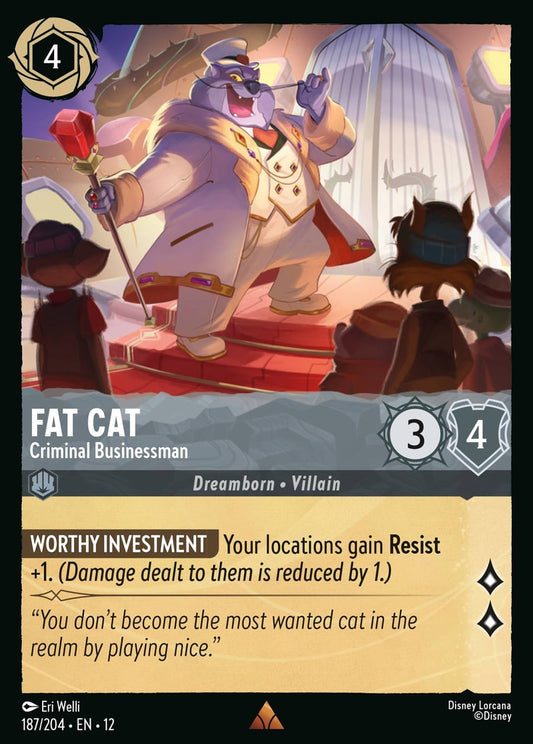 Set12-187 | Fat Cat – Criminal Businessman | Rare | Non-Foil