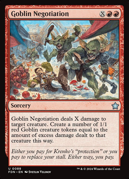 FDN-088 Goblin Negotiation | Uncommon (EN)