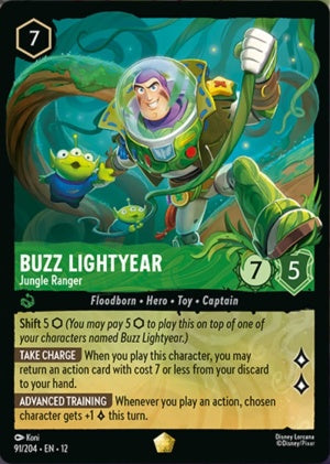 Set12-091 | Buzz Lightyear – Jungle Ranger | Legendary | Foil