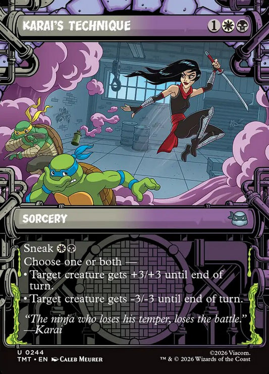 EN | Karai's Technique| Foil| TMT-244