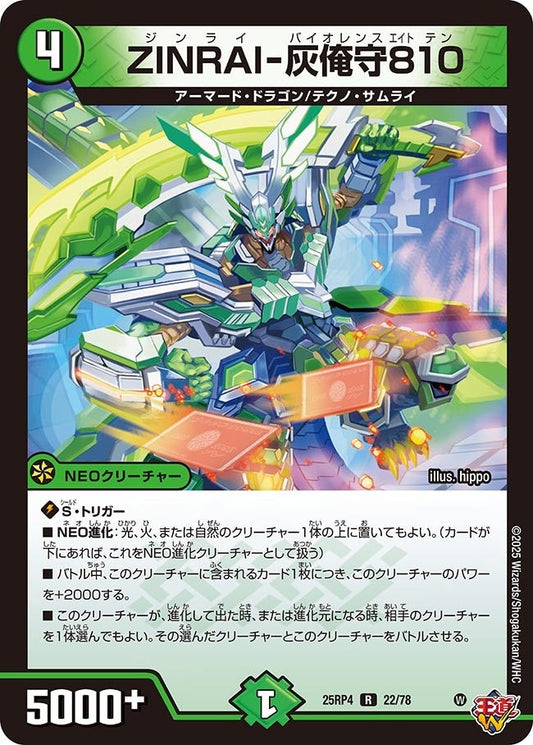 DM25-RP4 22/78 | ZINRAI-灰俺守810 | R