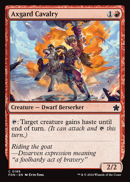 FDN-0189 | Axgard Cavalry | EN  | - | Foil