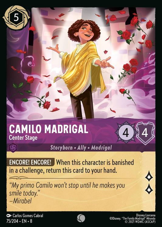 Set 8-075 | Camilo Madrigal - Center Stage | Common