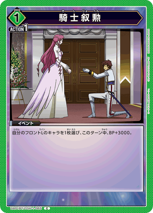 UA01BT/CGH-1-065  | 騎士叙勲 | C