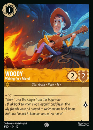 Set12-003 | Woody – Waiting for a Friend | Common | Non-Foil