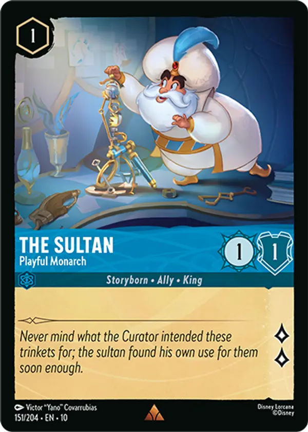 Set 10-151 | The Sultan - Playful Monarch | Rare