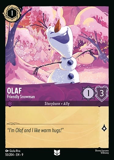 Set 9-055 | Olaf - Friendly Snowman | Uncommon