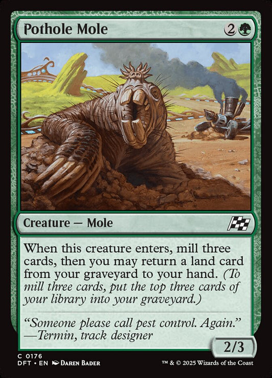DFT-176 Pothole Mole | Common (EN)