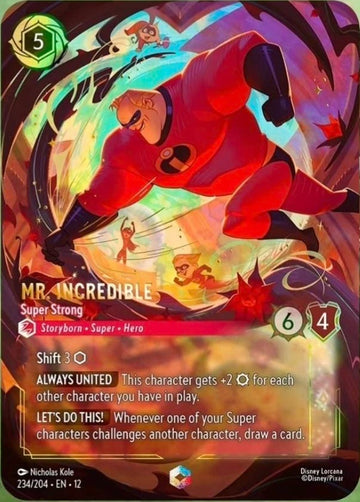 Set12-234 | Mr. Incredible – Super Strong | Legendary | Foil