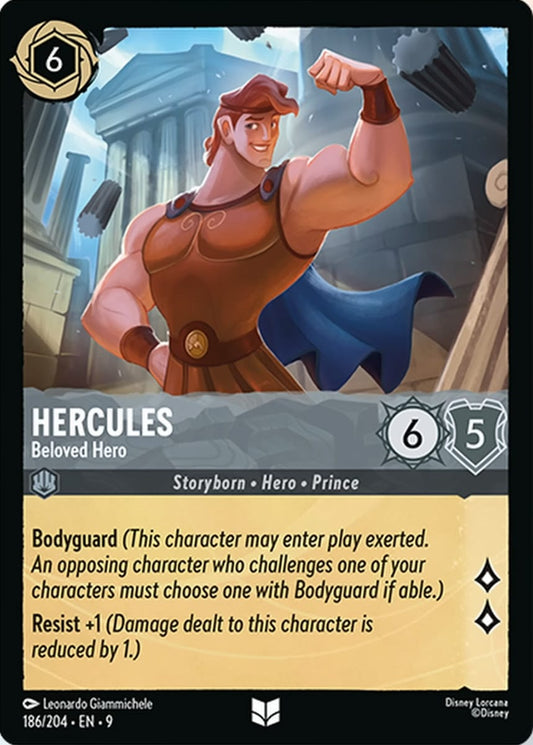 Set 9-186 | Hercules - Beloved Hero | Uncommon