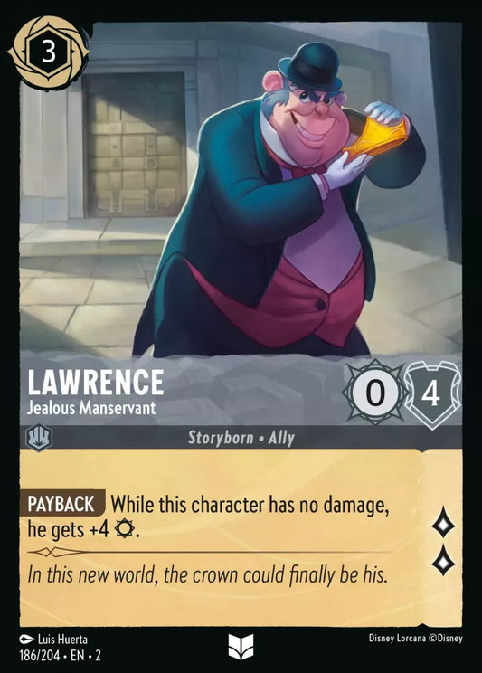 Set 2-186 | Lawrence - Jealous Manservant | Uncommon