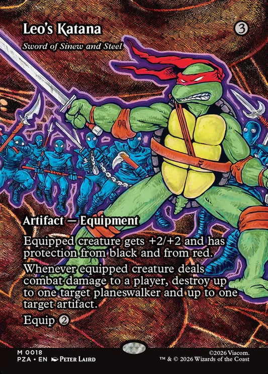 EN | Sword of Sinew and Steel- Leo's Katana | Foil | PZA-18