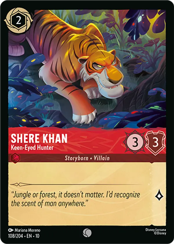 Set 10-108 | Shere Khan - Keen-Eyed Hunter | Common
