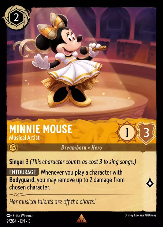 Set 3-009 | Minnie Mouse - Musical Artist | Rare