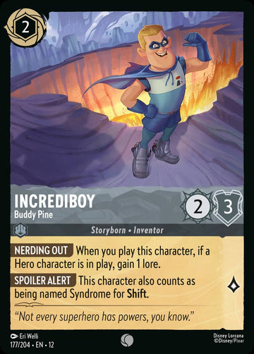 Set12-177 | Incrediboy – Buddy Pine | Common | Non-Foil