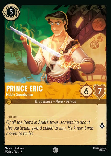 Set12-008 | Prince Eric – Noble Swordsman | Common | Foil