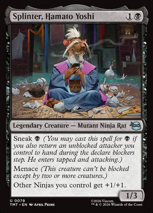 TMT-0079 | Splinter, Hamato Yoshi | EN  | - | Foil